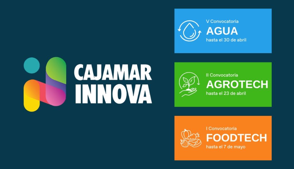 Cajamar Innova. Convocatorias para startups de agrotecnología, foodtech y agua