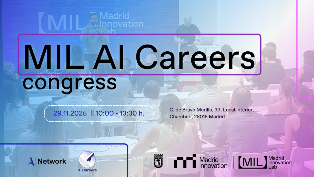 Feria de empleo del MIL. Madrid Innovation Lab, 29 de noviembre de 2025. Mercado laboral. Madrid.