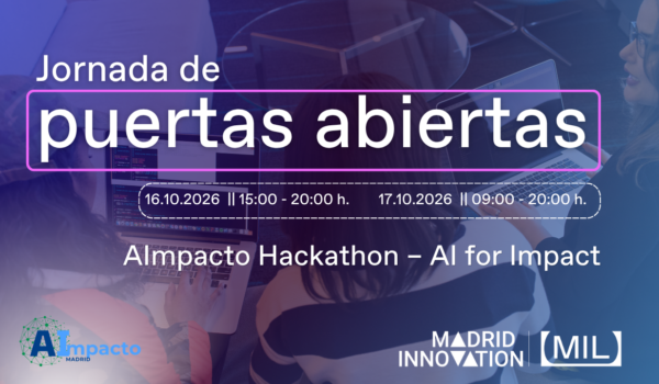 Jornada de Puertas abiertas AImpacto Hackathon – AI for Impact